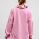 Bluza asymetryczna - ravel'' różowa wzór lata