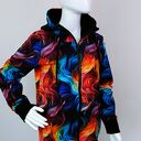 Bluza damska rozpinana FALE KOLOROWE rozm 5XL