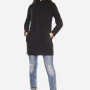 Długa szara bluza damska rozpinana Bien Fashion