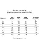 Ciepły płaszcz dzianinowy ROKA z meszkiem - czarny damski z kapturem
