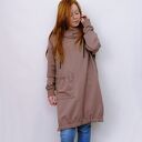 Bluza damska oversize LUMA brązowa