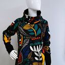 Bluza damska z kominem AFRYKA Z KOMINEM