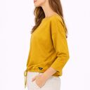 Bluza Verona damska nietoperz - musztardowa oliwka