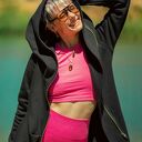 Bluza asymetryczna bawełniana, asymetryczny płaszcz