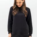 BLUZA BASIC CIEPŁA - SEDA" CZARNA