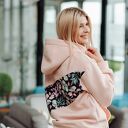 Bluza Clasic kangurka pudrowy róż