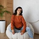 Piękna luźna bluza damska, bawełna, polski produkt