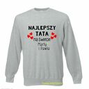 Bluza z nadrukiem dla taty, prezent najlepszy, urodziny tatusia, święta, od dzieci