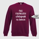 bluza z nadrukiem dla chłopaka, faceta, narzeczonego, męża, prezent, walentynki