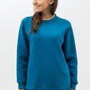 BLUZA BASIC CIEPŁA - SEDA" PETROL