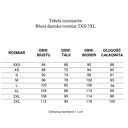 Bluza damska długa KOKOS OTULACZ z meszkiem