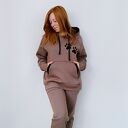 Ciepła bluza damska MEGI z haftem PIES ELEGANT