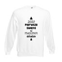 Bluza z nadrukiem pierwsze z mężem, chłopakiem, imię, we trójkę, mikołajki, prezent