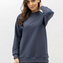 BLUZA DAMSKA RAGLAN BASIC - ADALET" GRAFIT