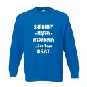 Bluza z nadrukiem dla brata, prezent najlepszy brat, urodziny brother, święta