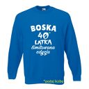 Bluza z nadrukiem dla solenizanta, urodzinowa, rocznica, data, rok, lata, prezent