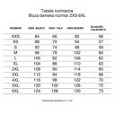 Bluza damska NURI w pawie na beżowym tle