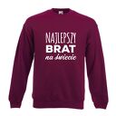 Bluza z nadrukiem dla brata, prezent najlepszy brat, urodziny brother, święta
