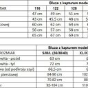 Komplet mama i córka - bluza z kapturem z aplikacją ust, model 22 (czarny i czerwony) 