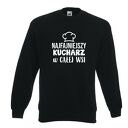 Bluza z nadrukiem dla kucharza, prezent najlepszy kucharz, urodziny, restauracja