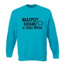 Bluza z nadrukiem dla kucharza, prezent najlepszy kucharz, urodziny, restauracja