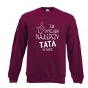 Bluza z nadrukiem dla taty, prezent najlepszy, urodziny tatusia, święta, od dzieci