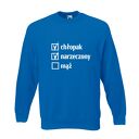 Bluza z nadrukiem dla narzeczonego, męża, prezent mąż, chłopak, urodziny, walentynki