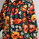 Bluza damska na zamek z kapturem w maki