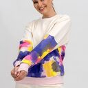 Bluza Basic Iris - dwu-kolorowa bluza damska z kapturem handmade