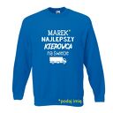 Bluza z nadrukiem dla kierowcy, prezent do pracy, urodziny, święta, tir, tirowiec