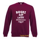Bluza z nadrukiem dla solenizanta, urodzinowa, rocznica, data, rok, lata, prezent