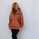 Ciepła bluza damska MEGI z haftem KOT ELEGANT