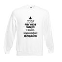 Bluza z nadrukiem pierwsze z mężem, chłopakiem, imię, we trójkę, mikołajki, prezent
