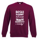 Bluza z nadrukiem dla narzeczonego, męża, prezent mąż, chłopak, urodziny, walentynki