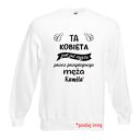 Bluza z nadrukiem dla narzeczonej, żony, prezent, urodziny, święta, najlepsza
