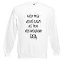 Bluza z nadrukiem dla taty, prezent najlepszy, urodziny tatusia, święta, od dzieci