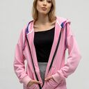 Bluza na zamek - cindi'' różowa
