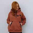 Ciepła bluza damska MEGI z haftem KOT ELEGANT