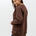 Bluza Basic Ciepła SEDA Czekolada na co dzień
