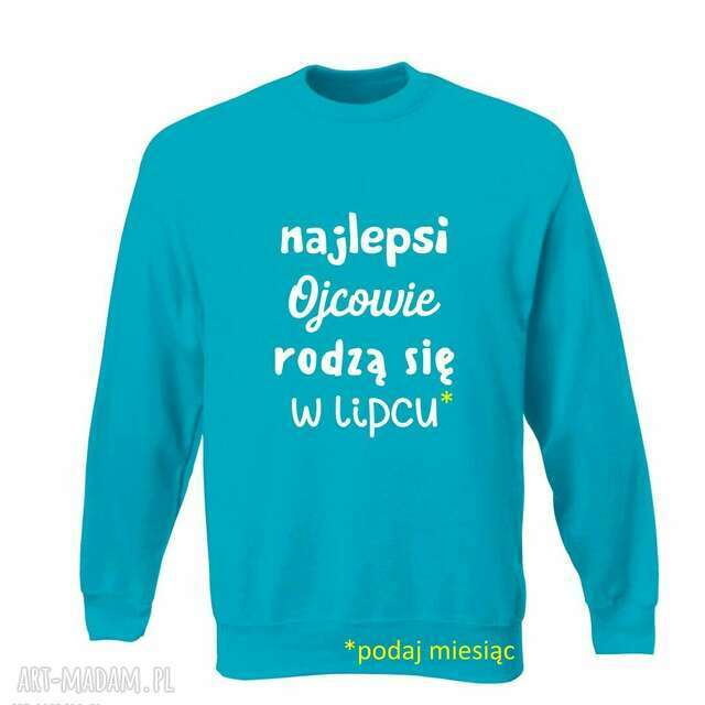 Bluza z nadrukiem dla taty, prezent najlepszy TATA, urodziny tatusia, święta, od dzieci, syna, córki