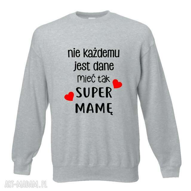 Bluza z nadrukiem dla mamy, prezent mamusi, urodziny, święta, najlepsza MAMA, będę mamą,przyszła mom