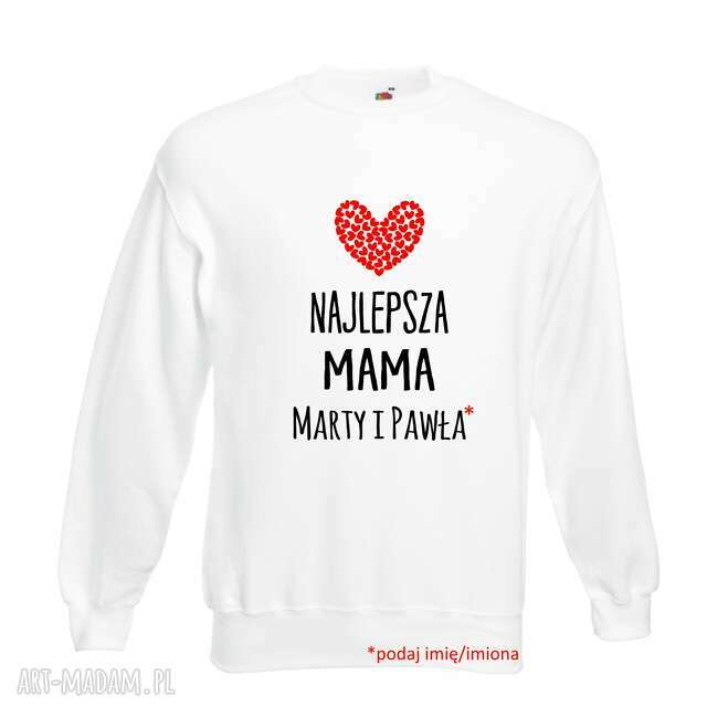 Bluza z nadrukiem dla mamy, prezent mamusi, urodziny, święta, najlepsza MAMA, będę mamą,przyszła mom