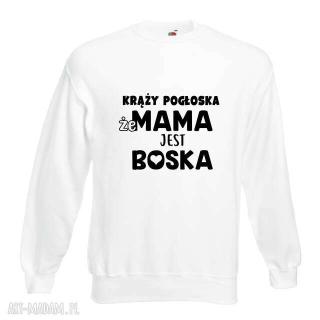 Bluza z nadrukiem dla mamy, prezent mamusi, urodziny, święta, najlepsza MAMA, będę mamą,przyszła mom