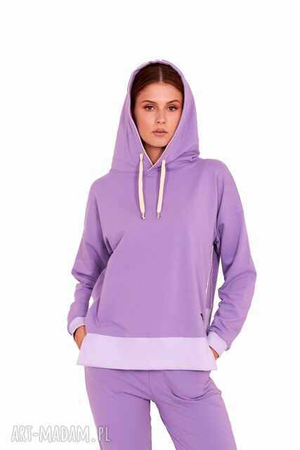 Bluza dresowa STYLE fioletowa