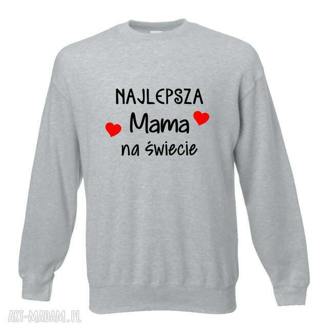 Bluza z nadrukiem dla mamy, prezent mamusi, urodziny, święta, najlepsza MAMA, będę mamą,przyszła mom