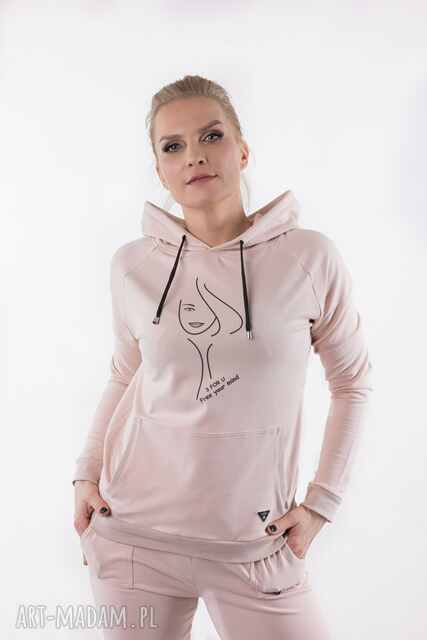 BLUZA LATTE z nadrukiem 3FOR