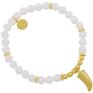 zestaw modowych bransoletek gold splendor swarovski - agat infinity