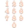 liczby z liczbami anielskimi z różowego bransoletka