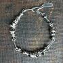 metaloplastyka srebro unisex ze bransoletka handmade