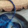 Bransoletka z lapis lazuli - Stormy Sky IV - handmade z kamieni